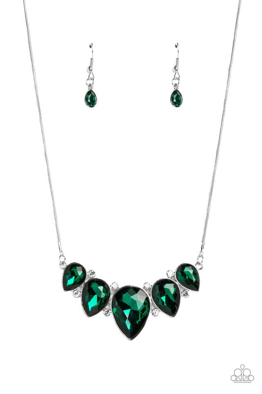 Regally Refined - Green - Paparazzi Necklace Image