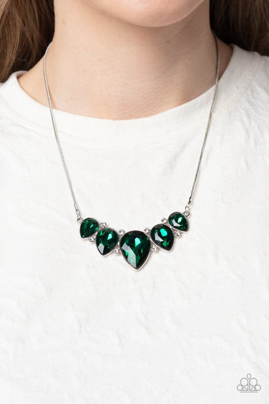 Regally Refined - Green - Paparazzi Necklace Image
