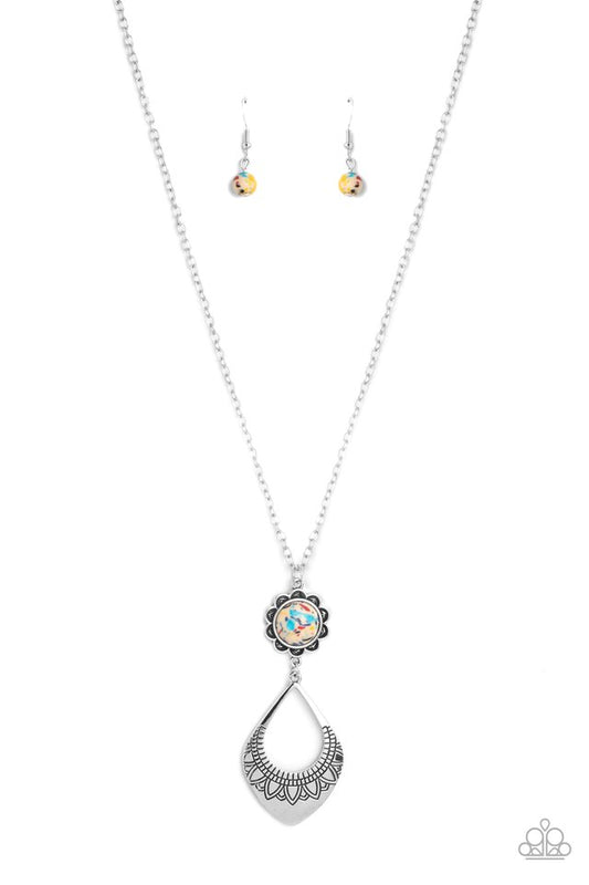 Stone TOLL - Yellow - Paparazzi Necklace Image