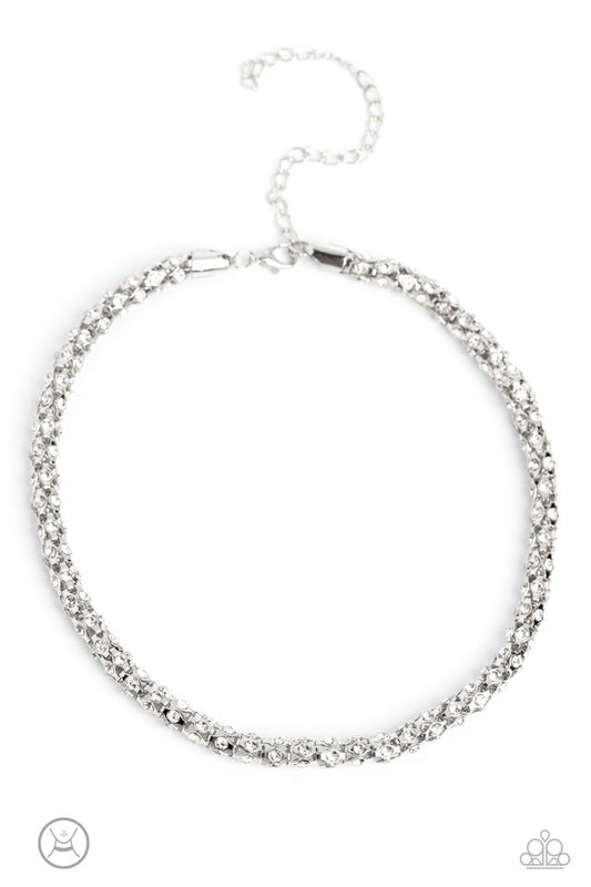 Eternal Effulgence - White - Paparazzi Necklace Image