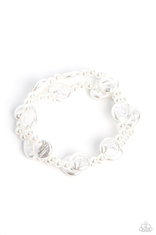 Good Time PEARL - White - Paparazzi Bracelet Image