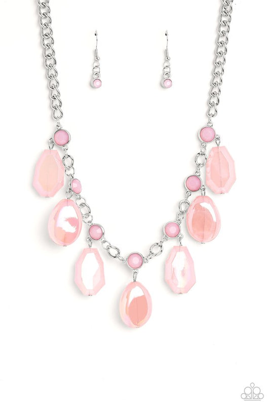 Maldives Mural - Pink - Paparazzi Necklace Image