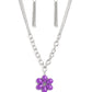 Dazzling Dahlia - Purple - Paparazzi Necklace Image