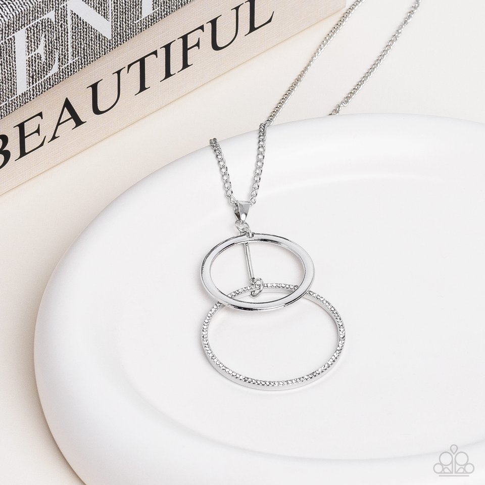 Wishing Well Whimsy - White - Paparazzi Necklace Image