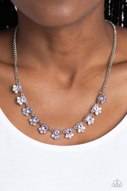 Tabloid Treasure - Purple - Paparazzi Necklace Image