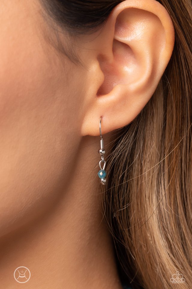 Compacted Cosmos - Blue - Paparazzi Necklace Image