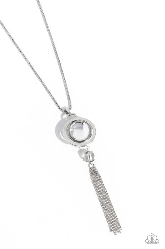 Rotating Radiance - White - Paparazzi Necklace Image