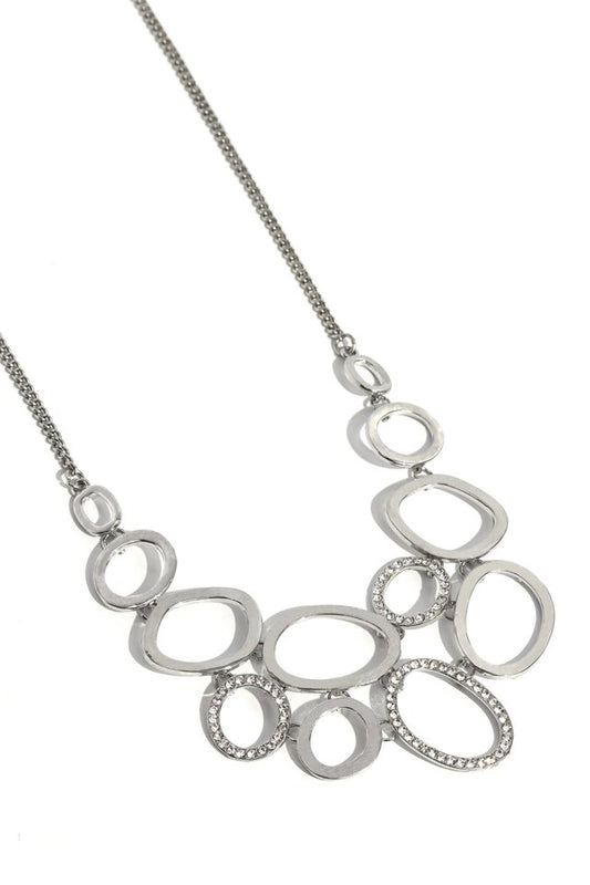 Limelight Lead - White - Paparazzi Necklace Image