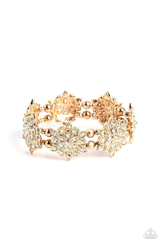 Scintillating Snowflakes - Multi - Paparazzi Bracelet Image