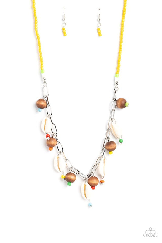 BEACH for the Sun - Multi - Paparazzi Necklace Image
