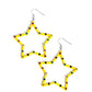 Confetti Craze - Yellow - Paparazzi Earring Image