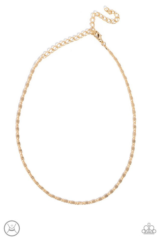 Minimalist Maiden - Gold - Paparazzi Necklace Image