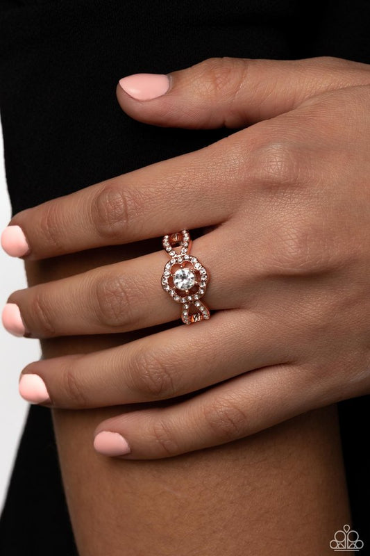 Will FLOWER - Copper - Paparazzi Ring Image