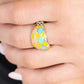 Patchwork Party - Yellow - Paparazzi Ring Image