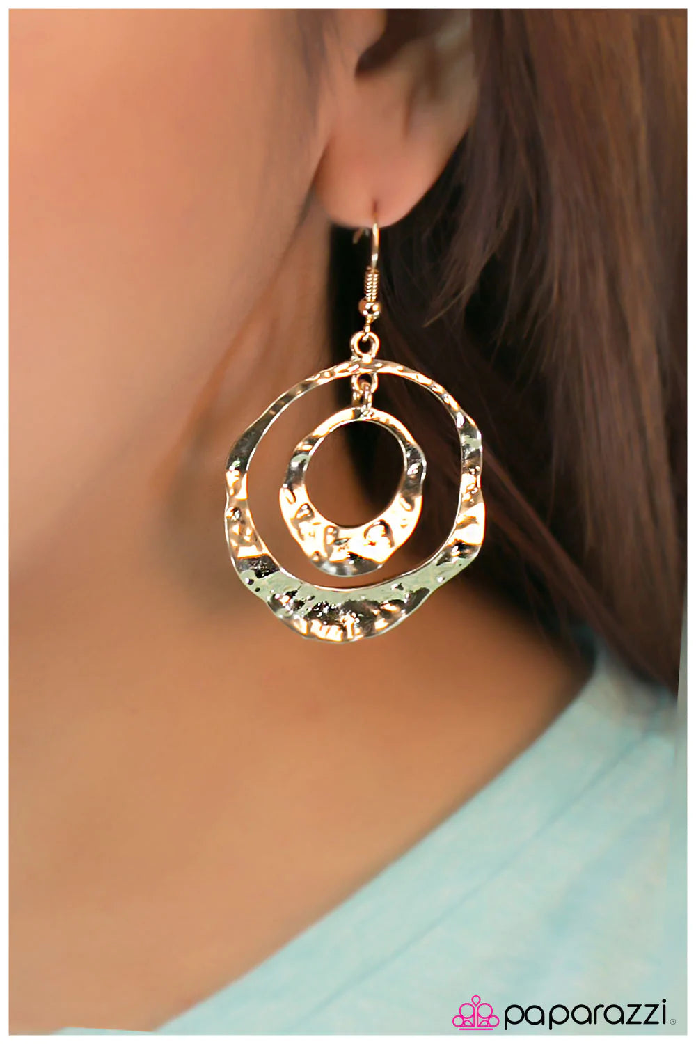 Paparazzi Earring ~ A New Dawn - Gold