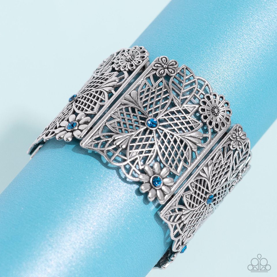 Garden City - Blue - Paparazzi Bracelet Image