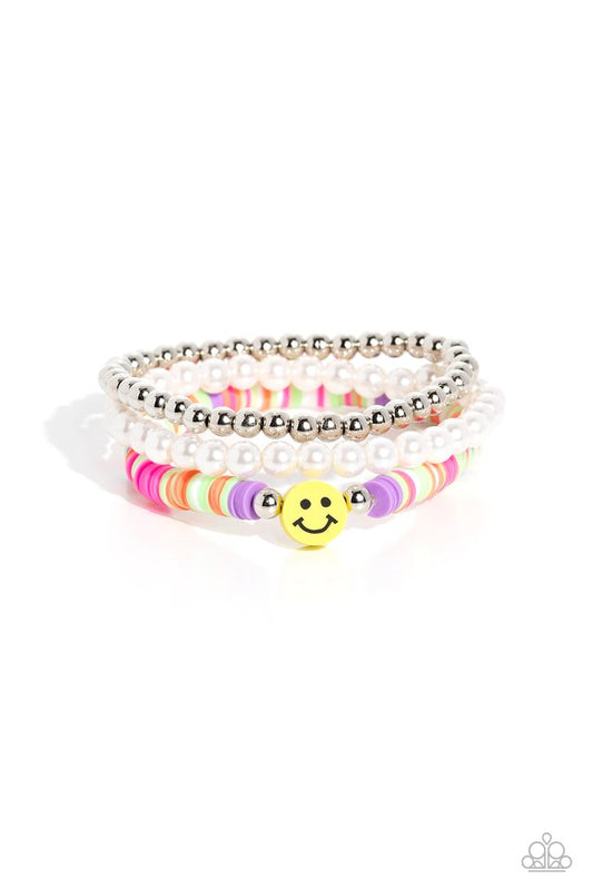 Run a SMILE - Purple - Paparazzi Bracelet Image