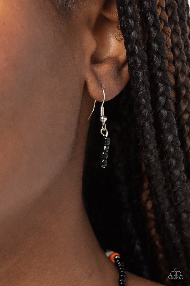 Tis the SEA-SUN - Black - Paparazzi Necklace Image