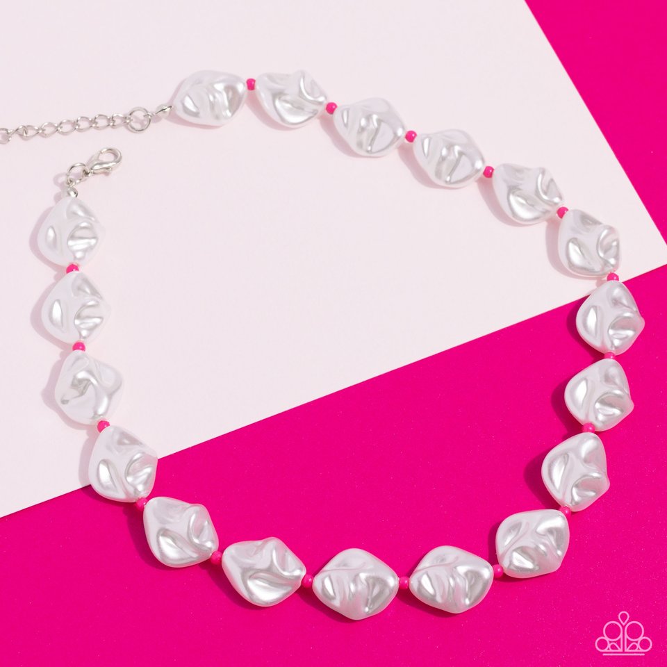 SHORE Enough - Pink - Paparazzi Necklace Image