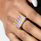 Checkerboard Craze - Green - Paparazzi Ring Image