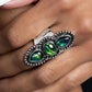 Strut Your STUDS - Green - Paparazzi Ring Image