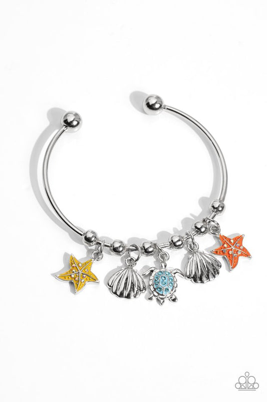 Swimming in Shimmer - Multi - Paparazzi Bracelet Image