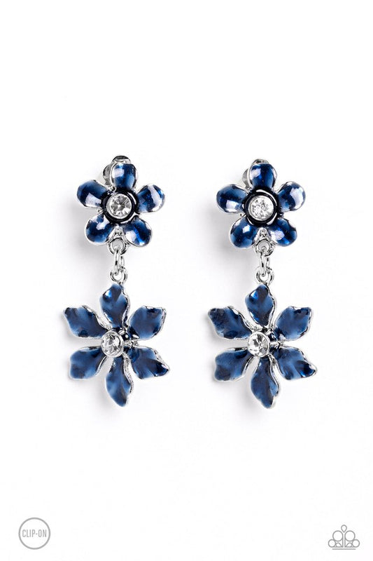 Transparent Talent - Blue - Paparazzi Earring Image