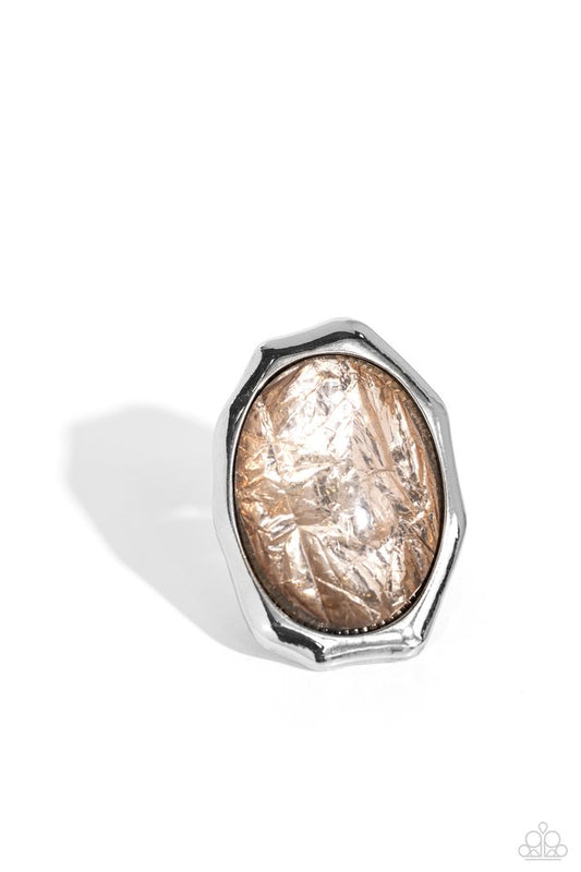 Wrapped Wardrobe - Brown - Paparazzi Ring Image