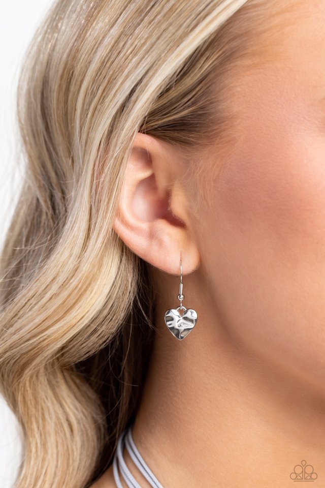 Confident Courtship - Silver - Paparazzi Necklace Image