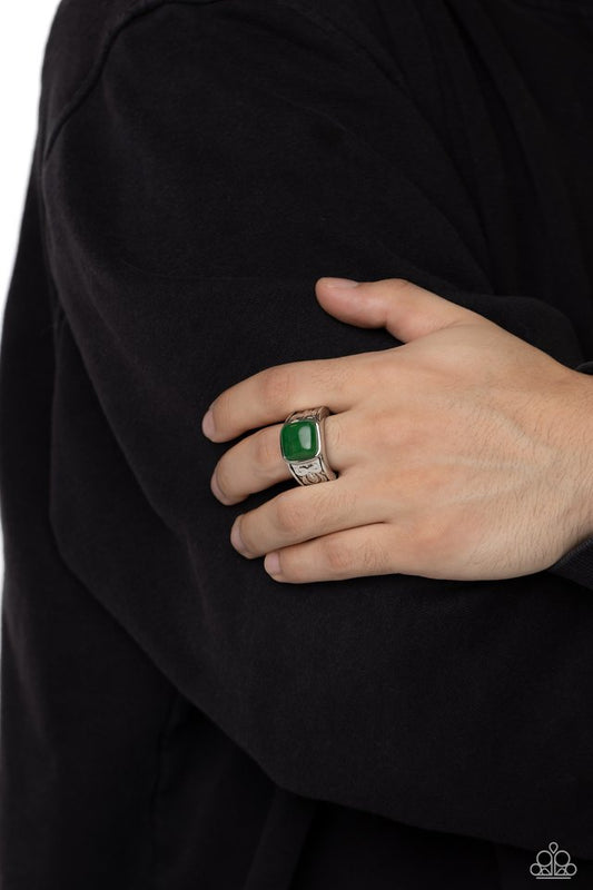 Regal Resistance - Green - Paparazzi Ring Image