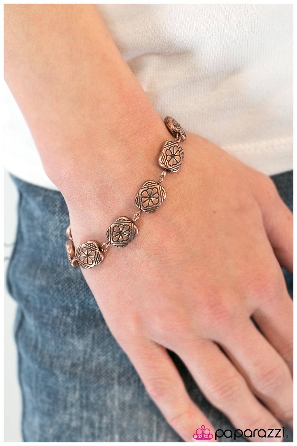 Paparazzi Bracelet ~ Bora Bora - Copper