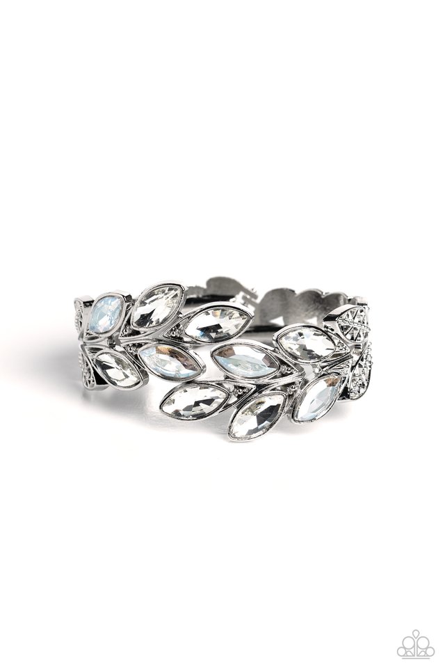 Luminous Laurels - White - Paparazzi Bracelet Image