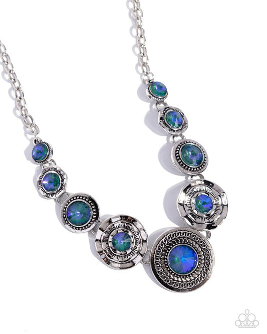 Treasure Chest Couture - Green - Paparazzi Necklace Image