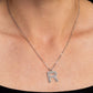 Leave Your Initials - Silver - R - Paparazzi Necklace Image
