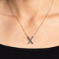 Leave Your Initials - Silver - X - Paparazzi Necklace Image
