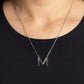 Leave Your Initials - Silver - M - Paparazzi Necklace Image