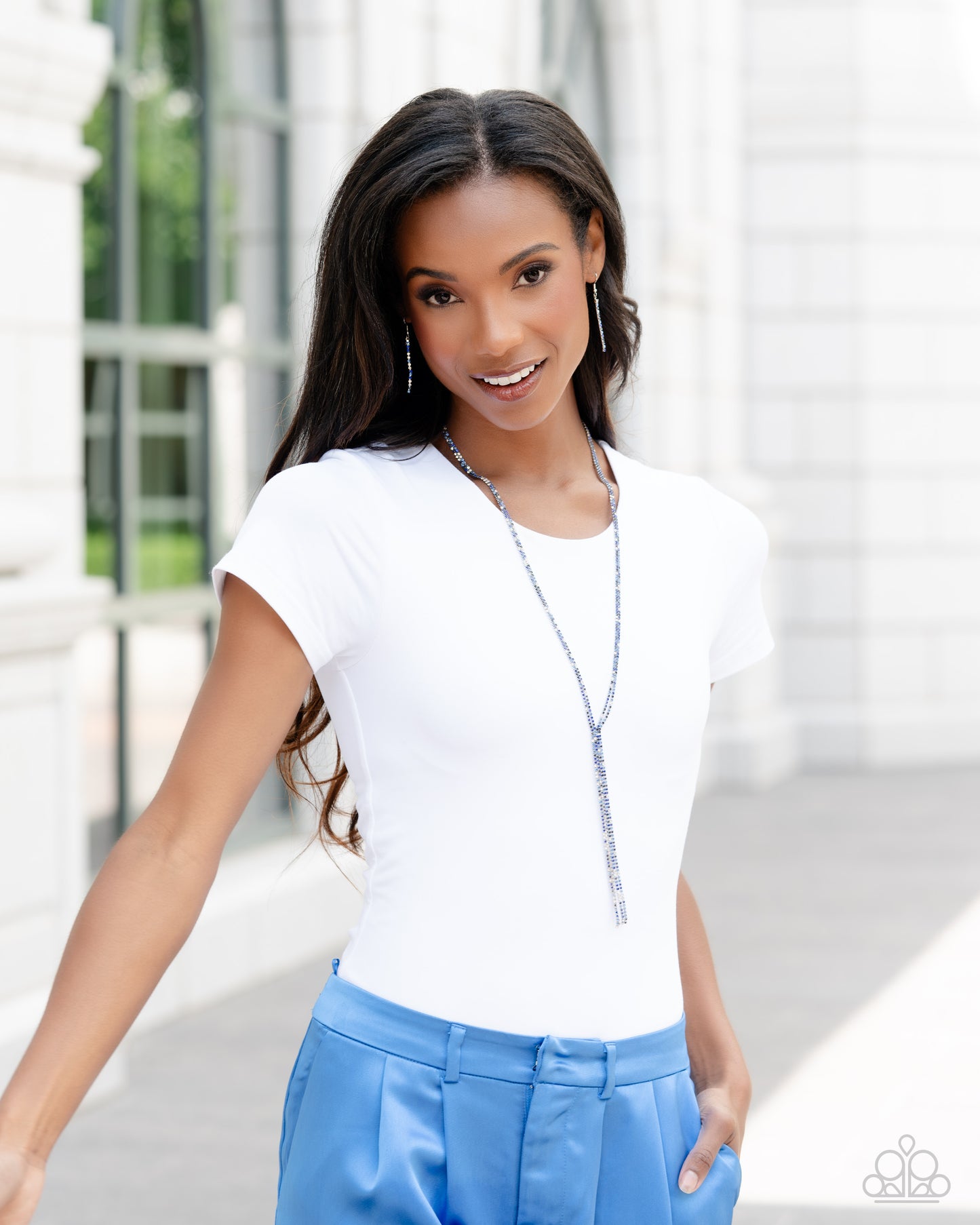 Collar Paparazzi ~ Jazz STRANDS - Azul