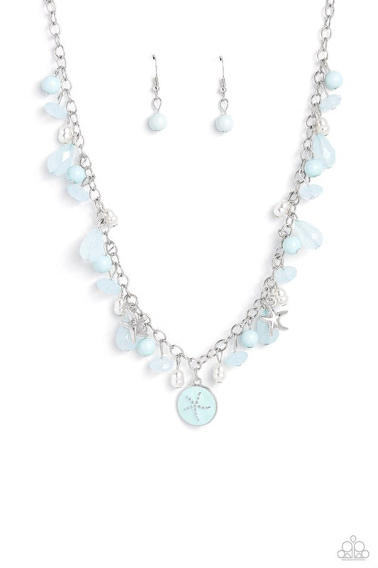 Surfer Serenade - Blue - Paparazzi Necklace Image