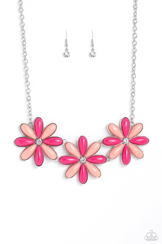 Bodacious Bouquet - Pink - Paparazzi Necklace Image