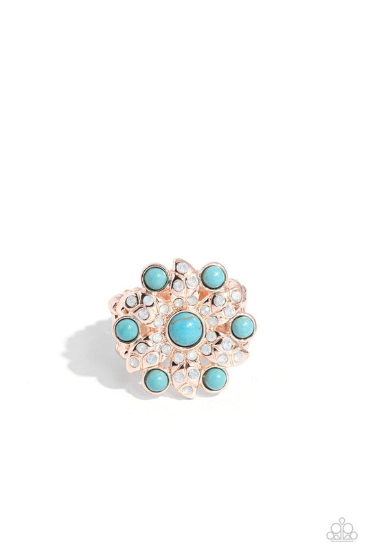 Flower of Life - Rose Gold - Paparazzi Ring Image