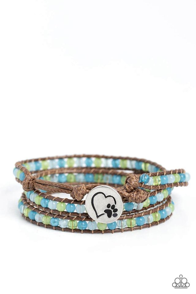 PAW-sitive Thinking - Blue - Paparazzi Bracelet Image