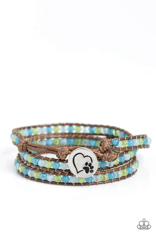 PAW-sitive Thinking - Blue - Paparazzi Bracelet Image