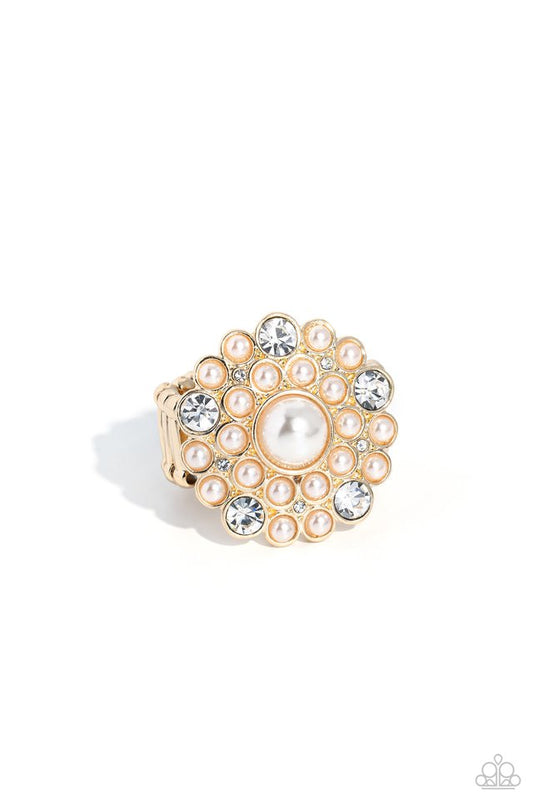 Gatsby Gait - Gold - Paparazzi Ring Image