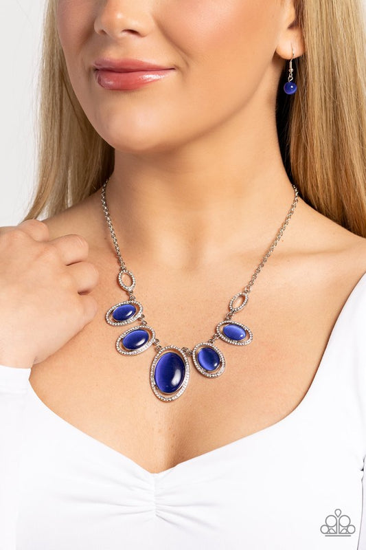 A BEAM Come True - Blue - Paparazzi Necklace Image