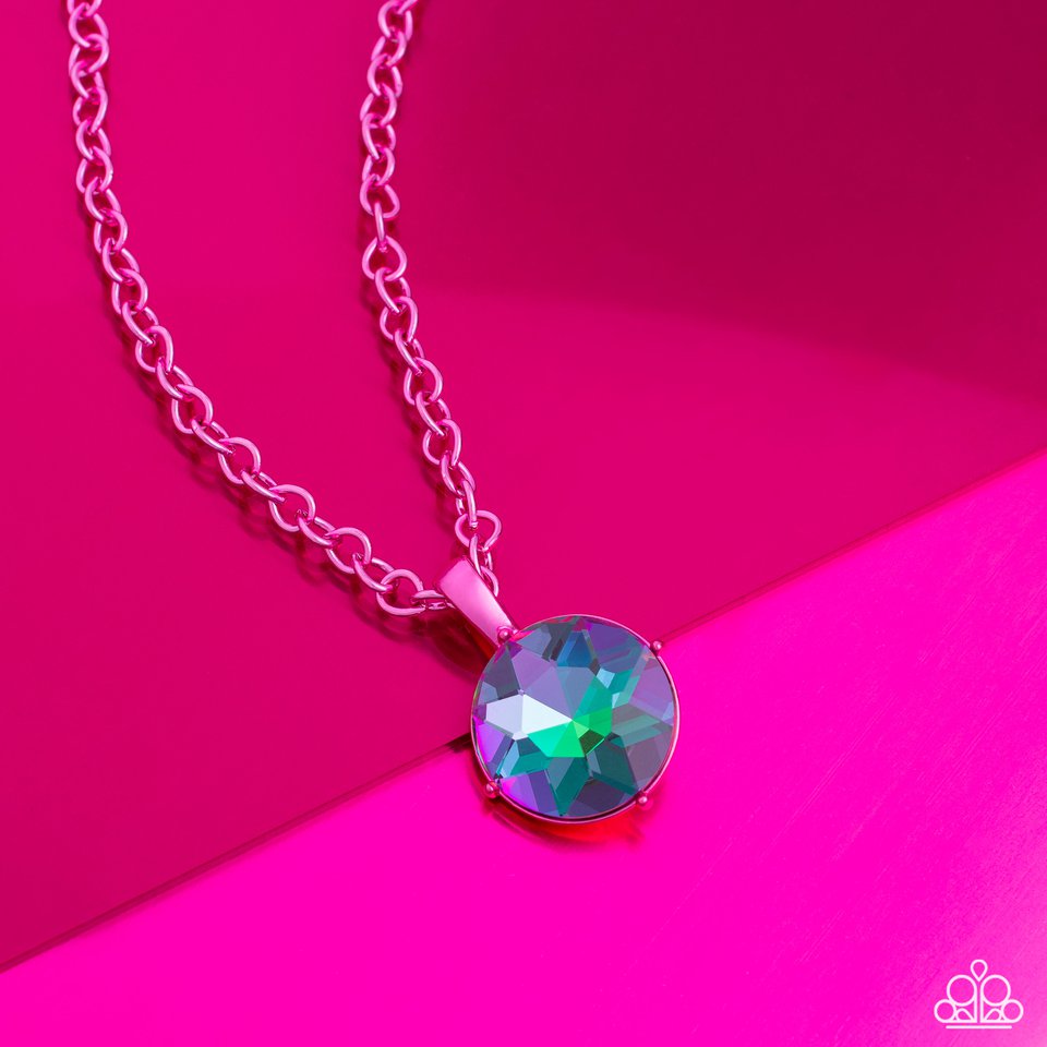 Las Vegas DIP - Pink - Paparazzi Necklace Image