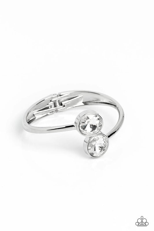 Daily Dazzle - White - Paparazzi Bracelet Image