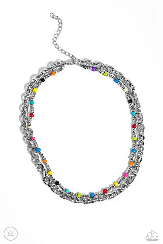 A Pop of Color - Multi - Paparazzi Necklace Image