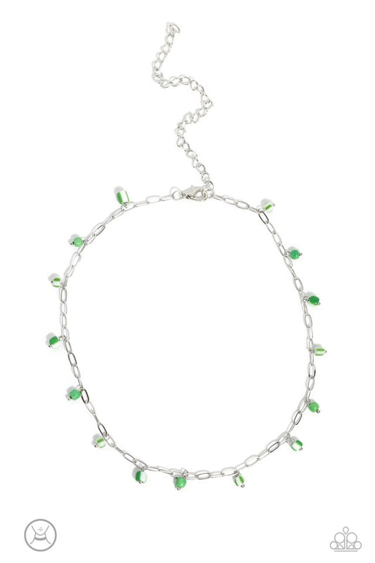 Beach Ball Bliss - Green - Paparazzi Necklace Image