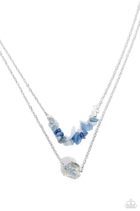 Chiseled Caliber - Blue - Paparazzi Necklace Image