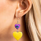 Flirting with Fashion - Purple - Paparazzi Earring Image